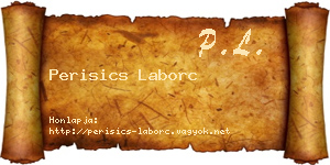 Perisics Laborc névjegykártya